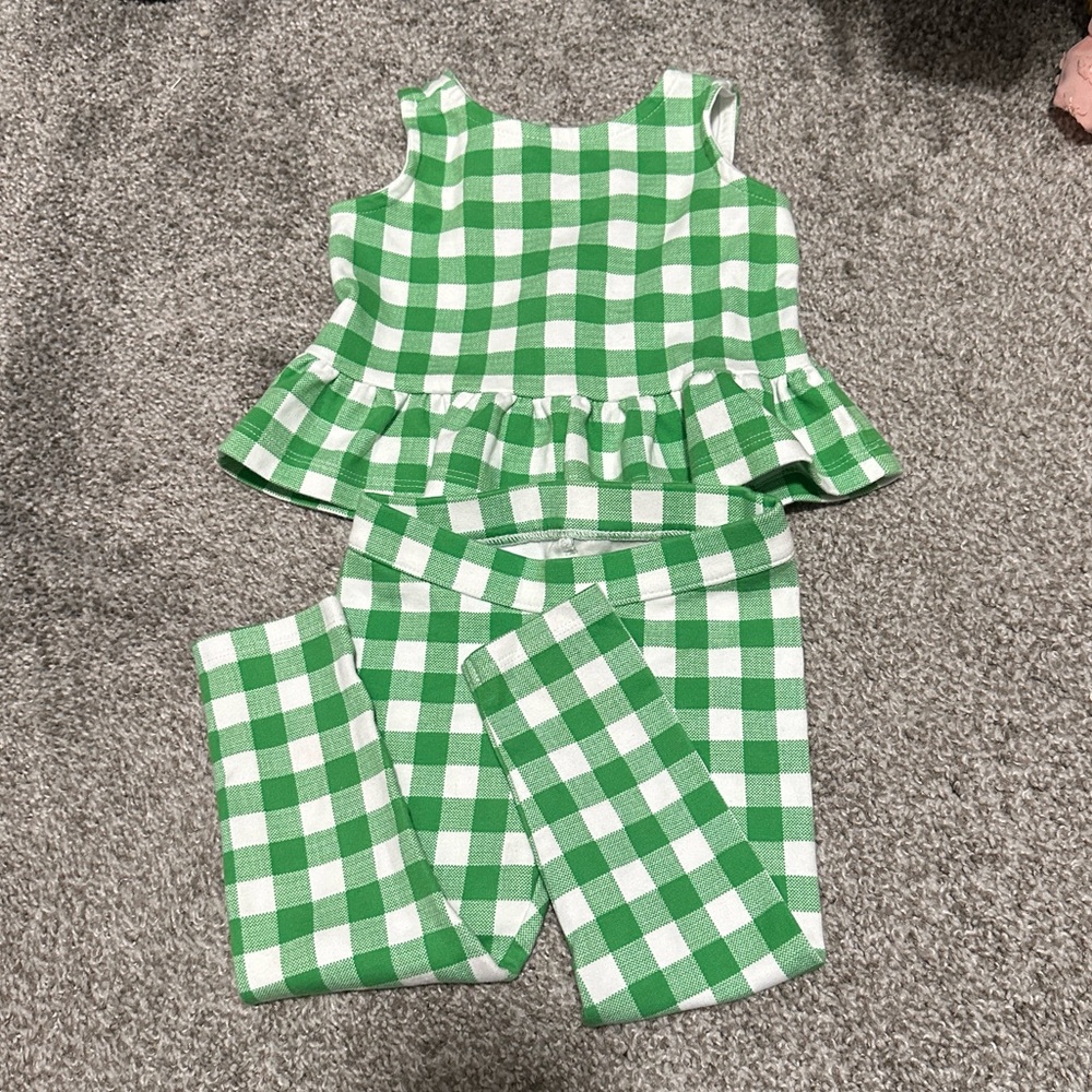 Janie&jack checkered set